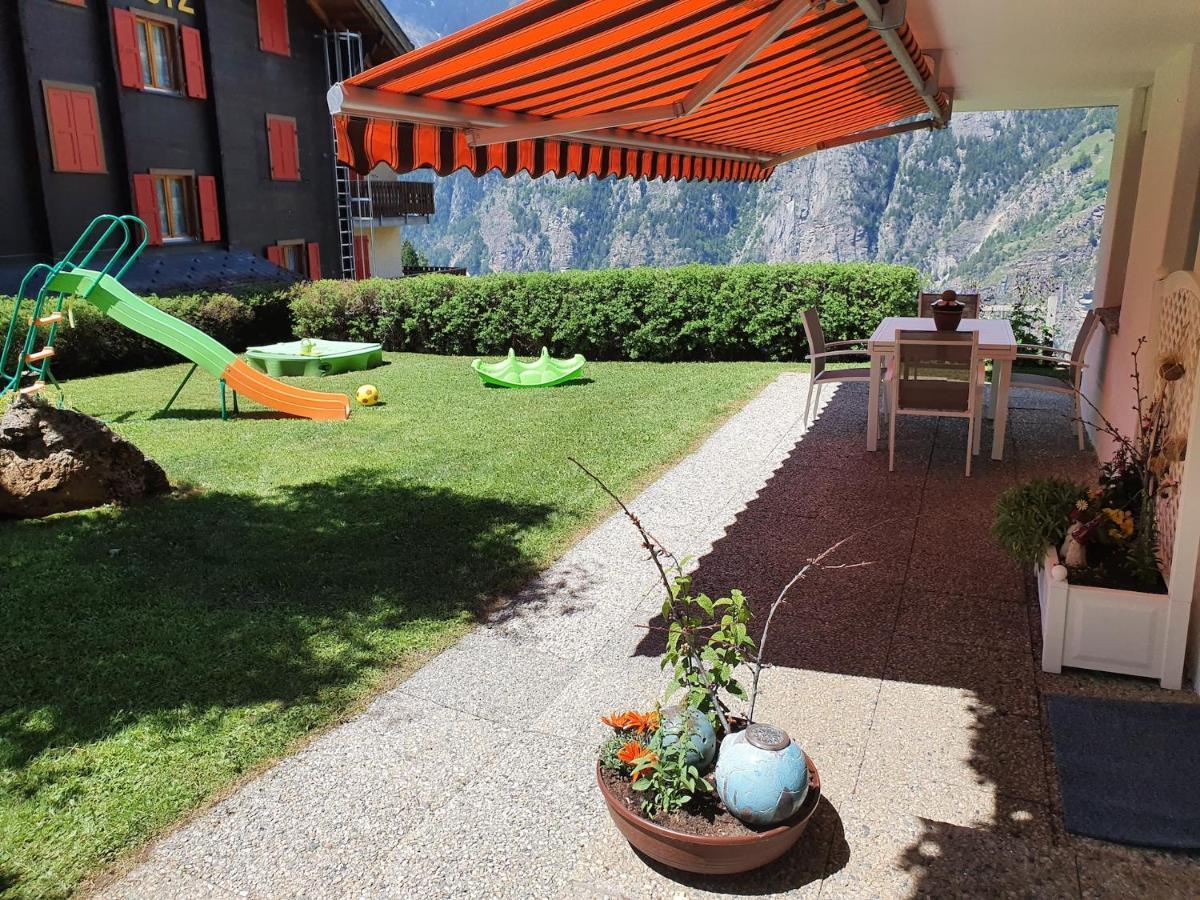 Chalet Schneevogul Grächen Exteriör bild