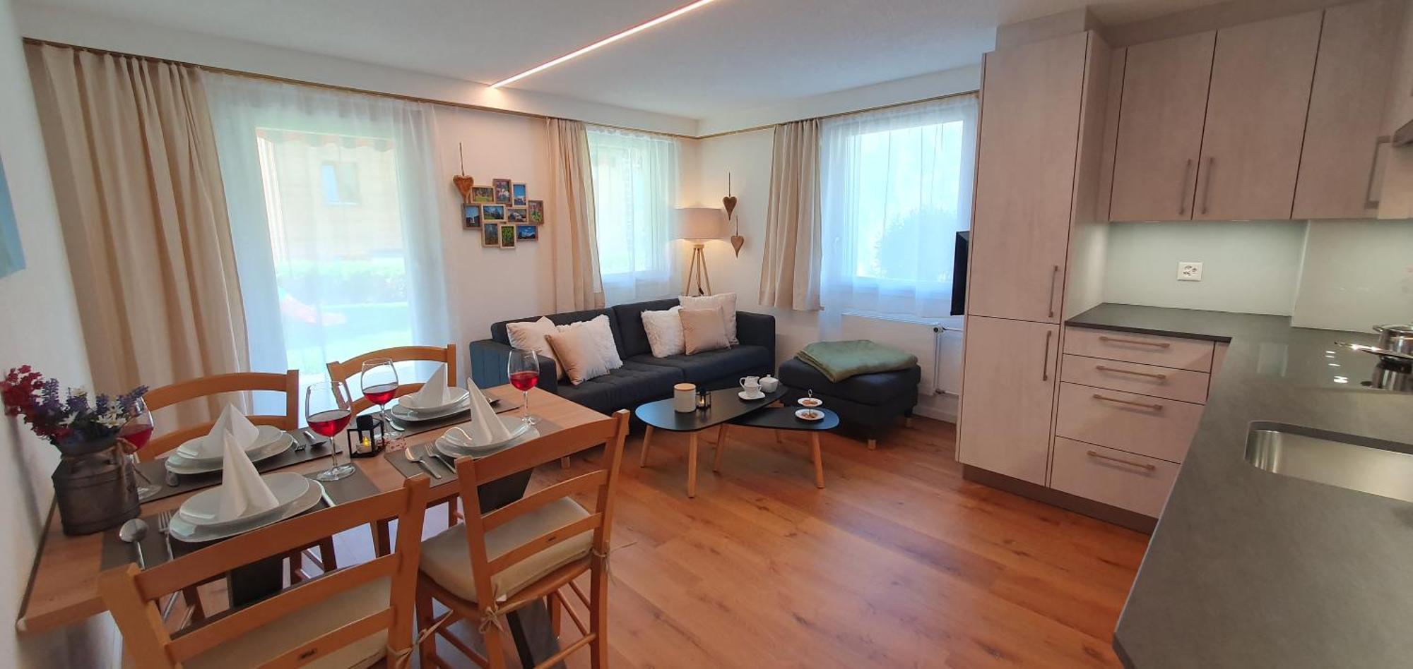 Chalet Schneevogul Grächen Exteriör bild