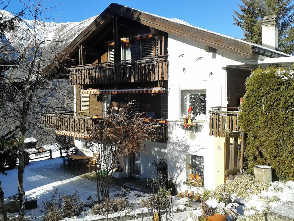 Chalet Schneevogul Grächen Exteriör bild